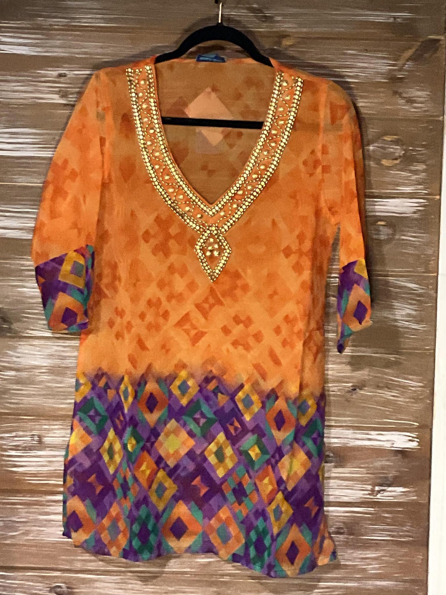 Chiffon Embelished Tunic top