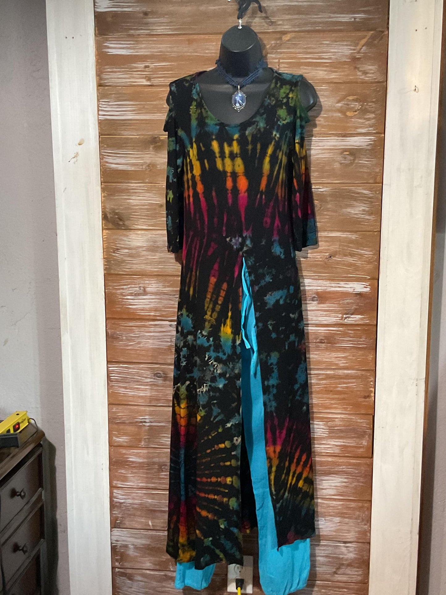 Tie Dyed Knit Duster Top