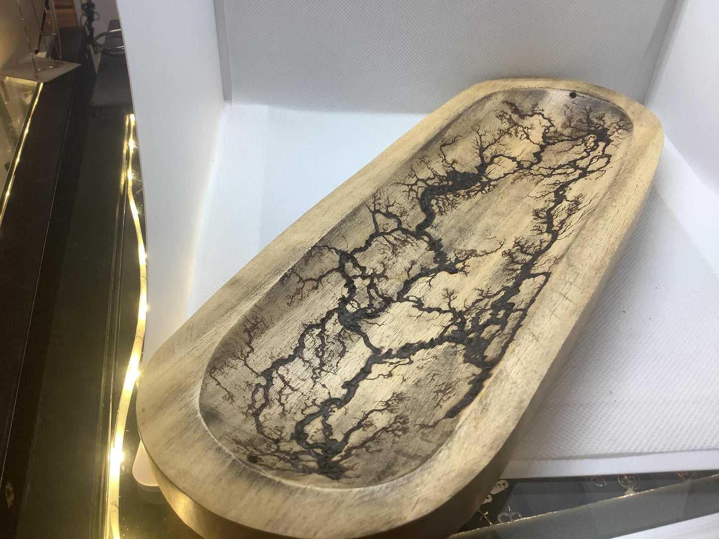 Wooden Trough Ash Catcher
