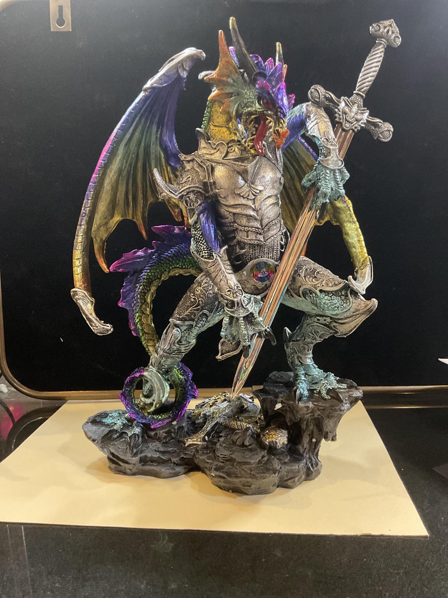 Armored Dragon With Sword