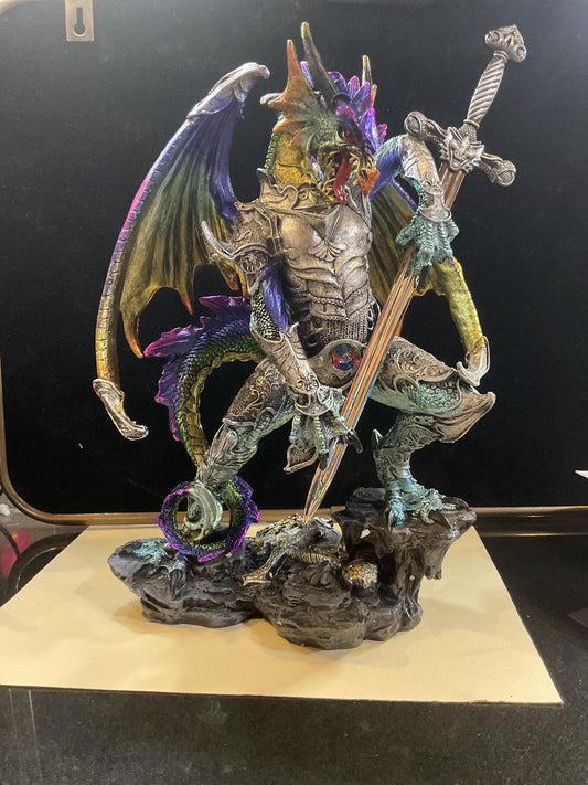 Armored Dragon With Sword