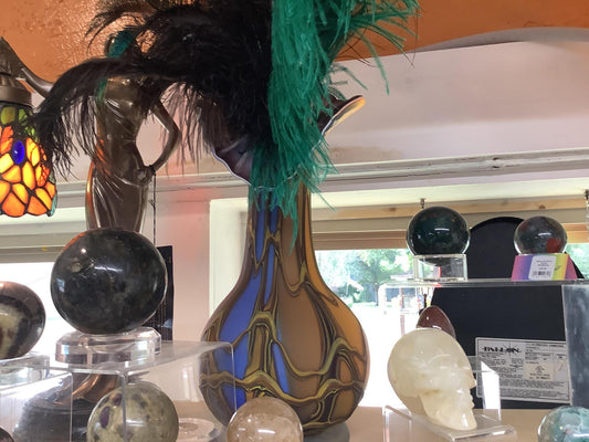 Hand Blown Glass Vase