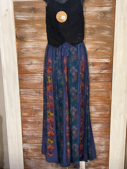 Long Floral Skirt