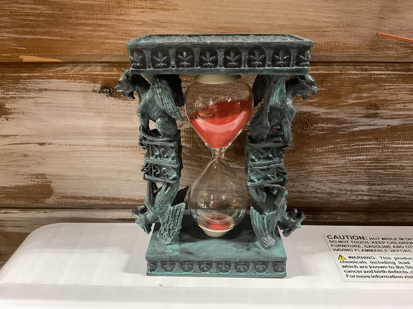 Gargoyle hour glass