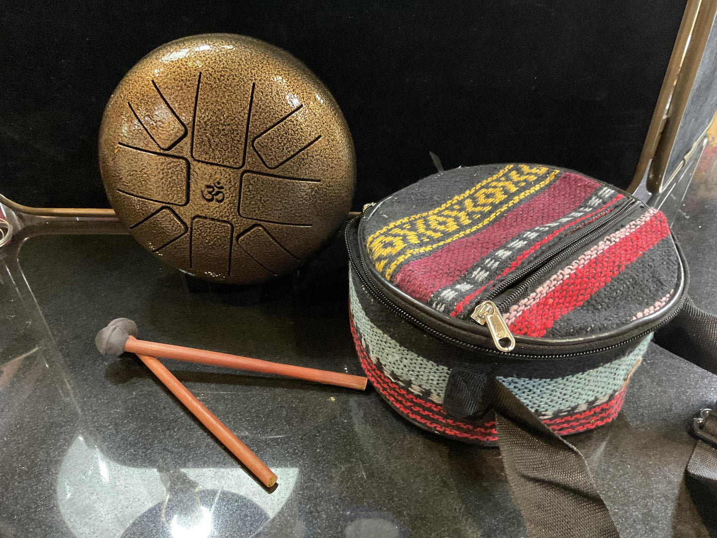7” Steel Tongue Drum with Bag and Mallets (8 Notes)