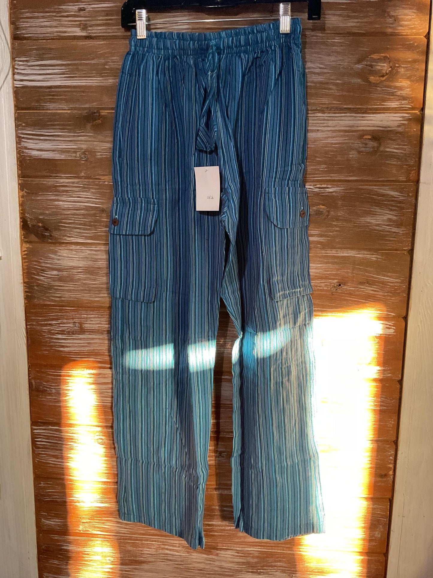 Cotton Stripe Pants