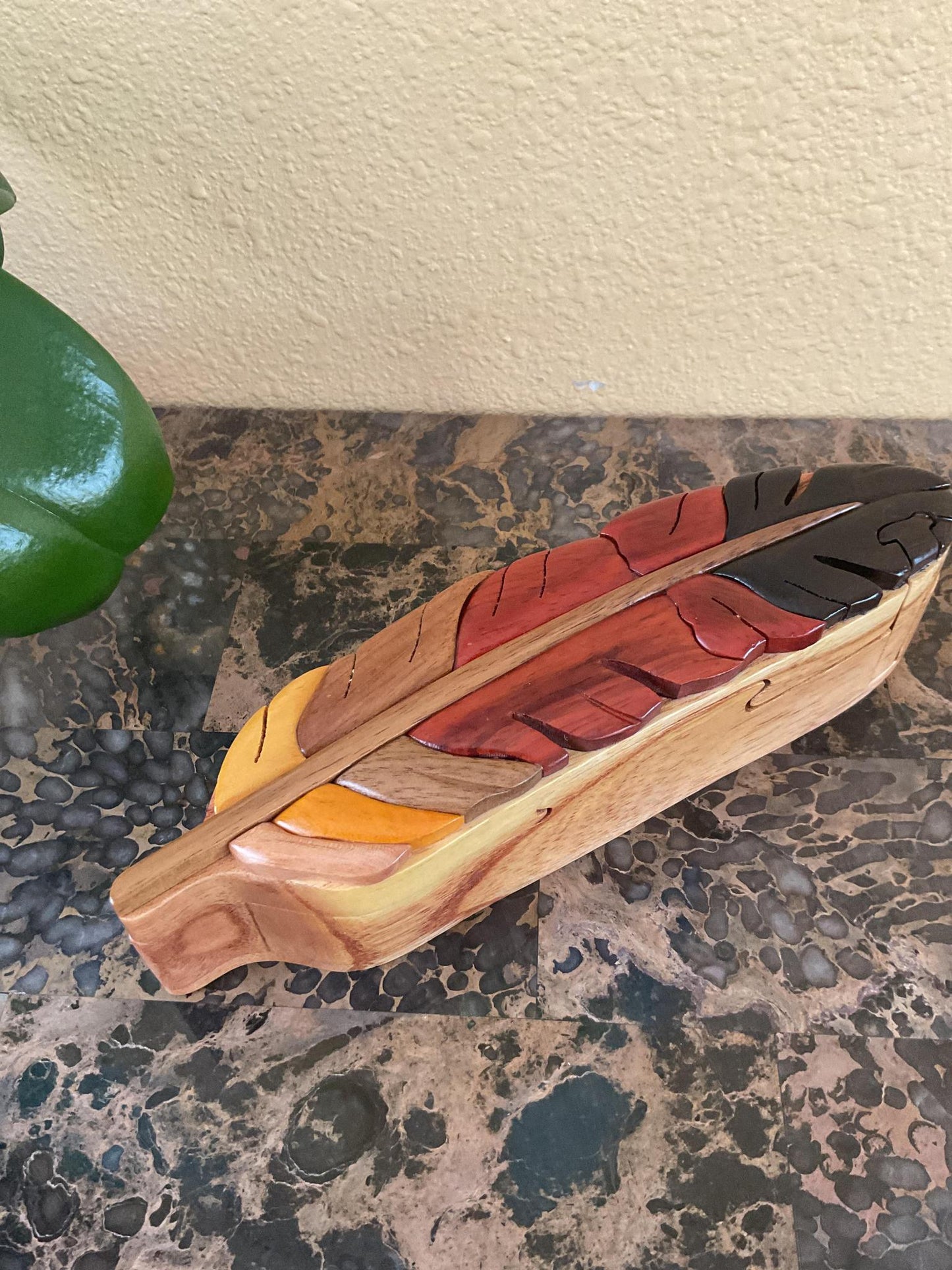 Intarsia Puzzle Boxes