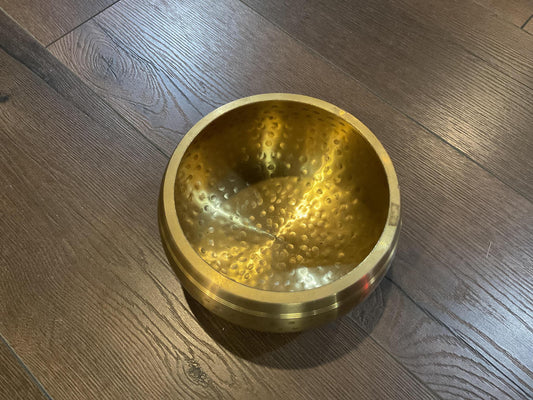 Brass Hammered Bowls