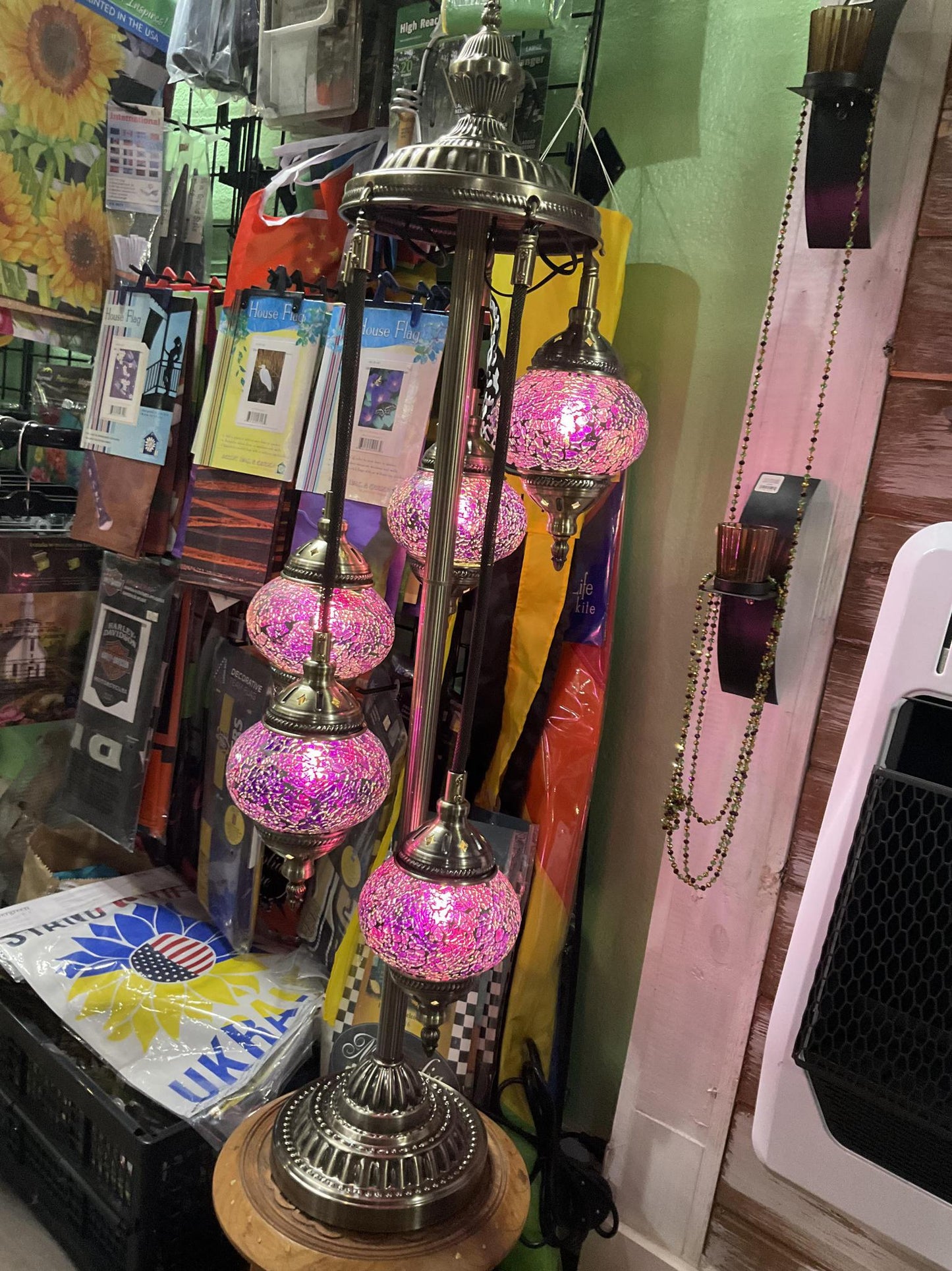 Turkish Mosaic Lamp 5 Bulbs