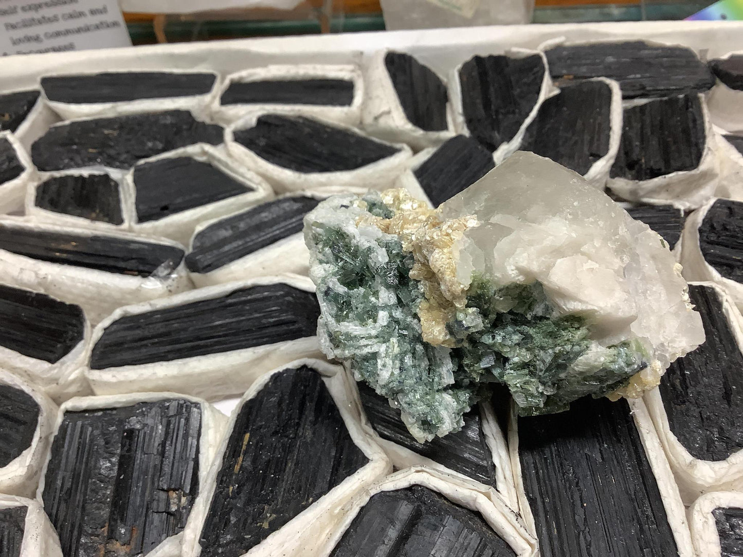 Green Tourmaline Chunks