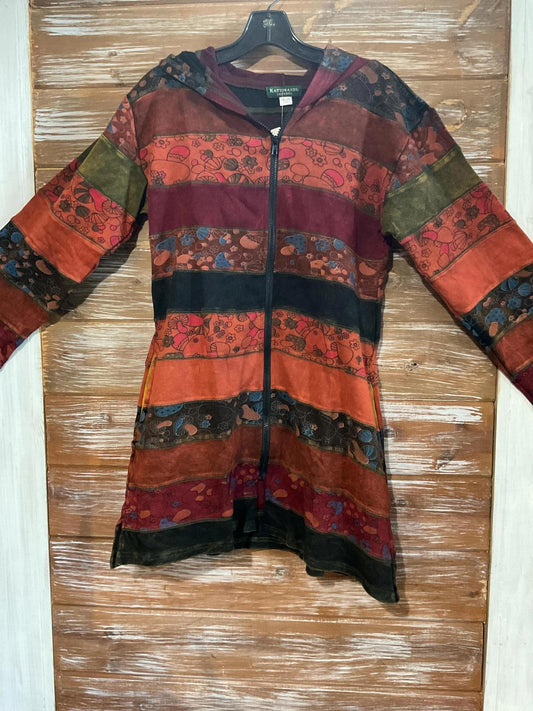 Mushroom Patchwork Long Jacket