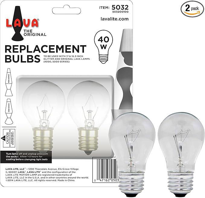Lava Lamp 40 Watt 2 Bulb Pack