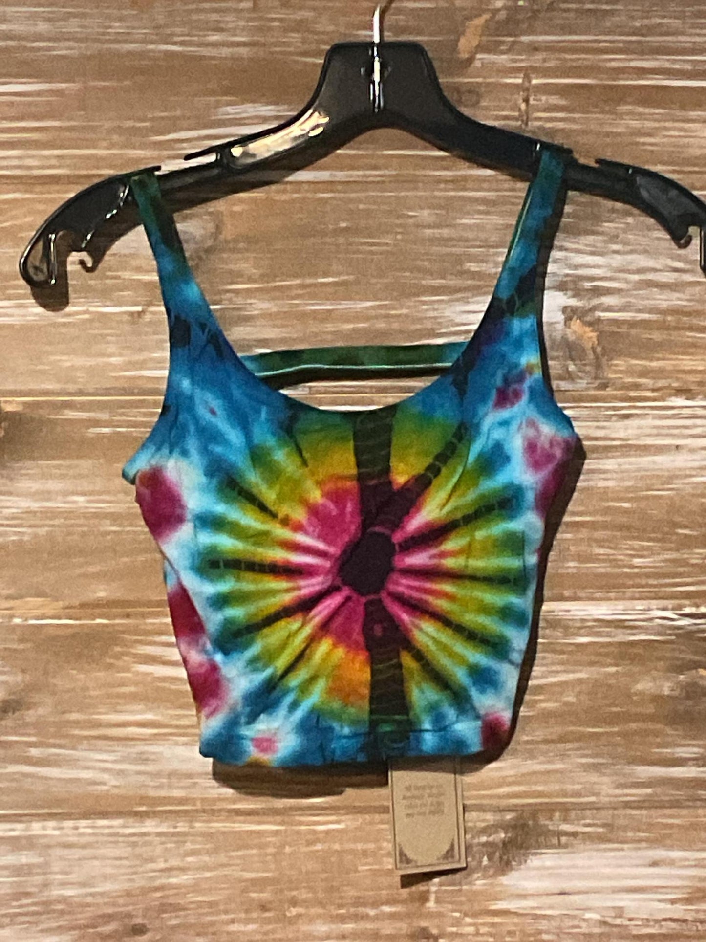 Cage Back Crop Tops