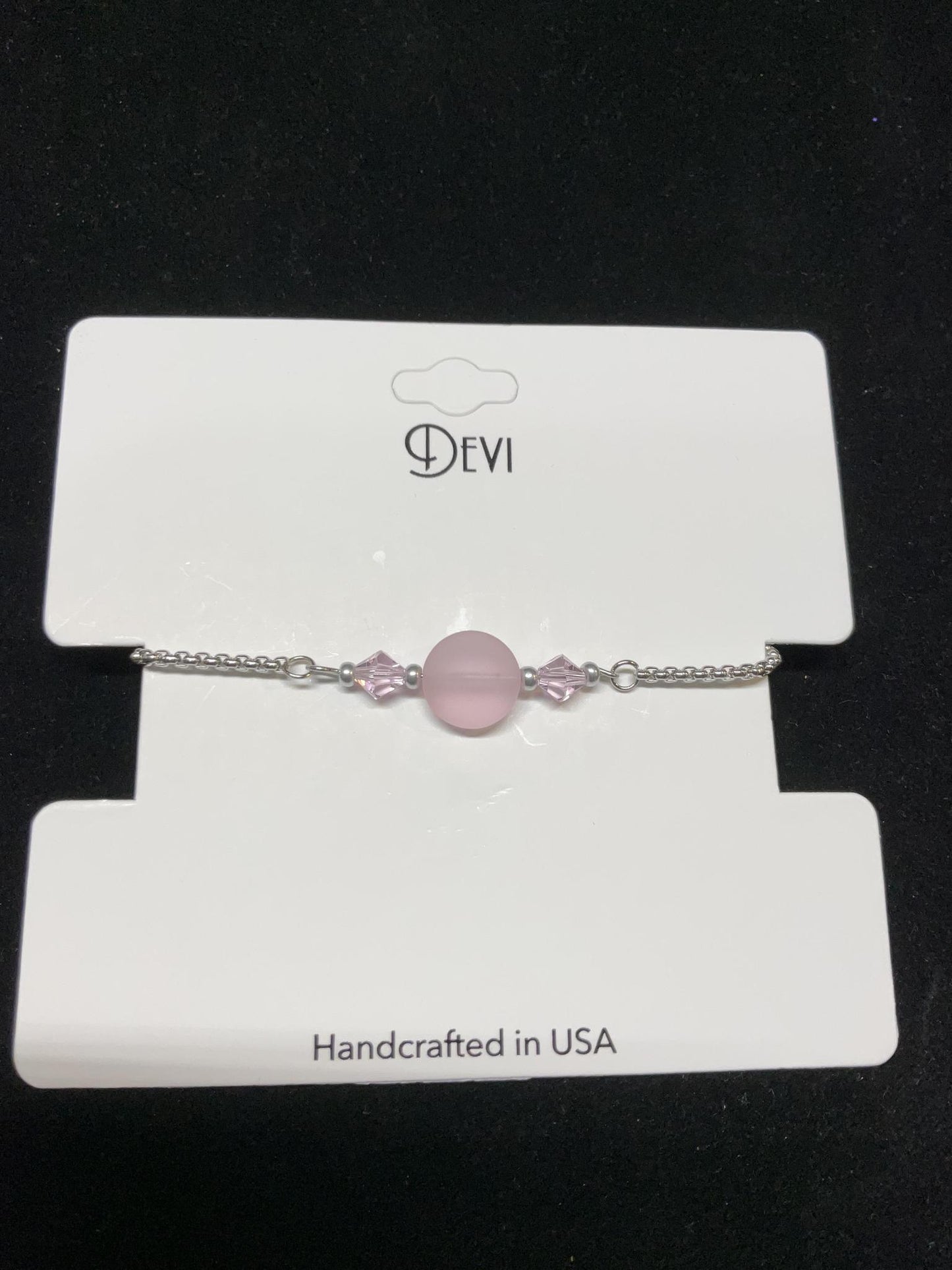 Devi Slider Bracelets with Seaglass