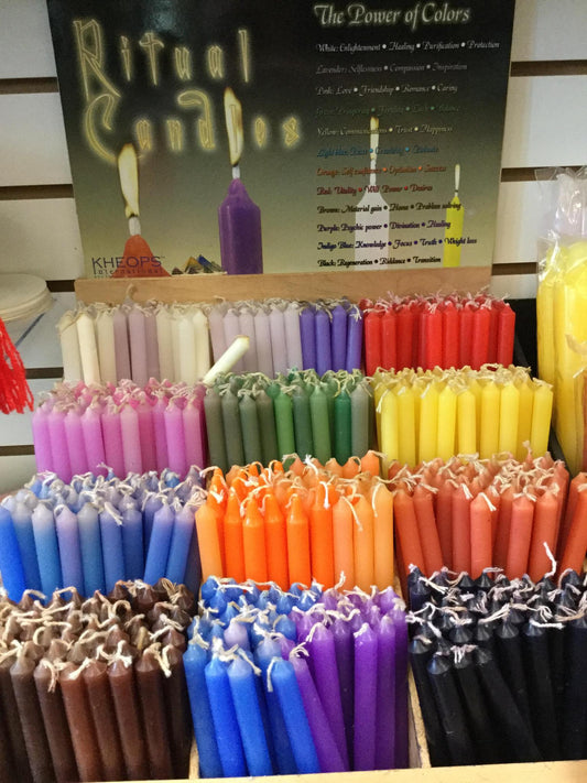 Spell Candle Box of 20 (Choose Color)