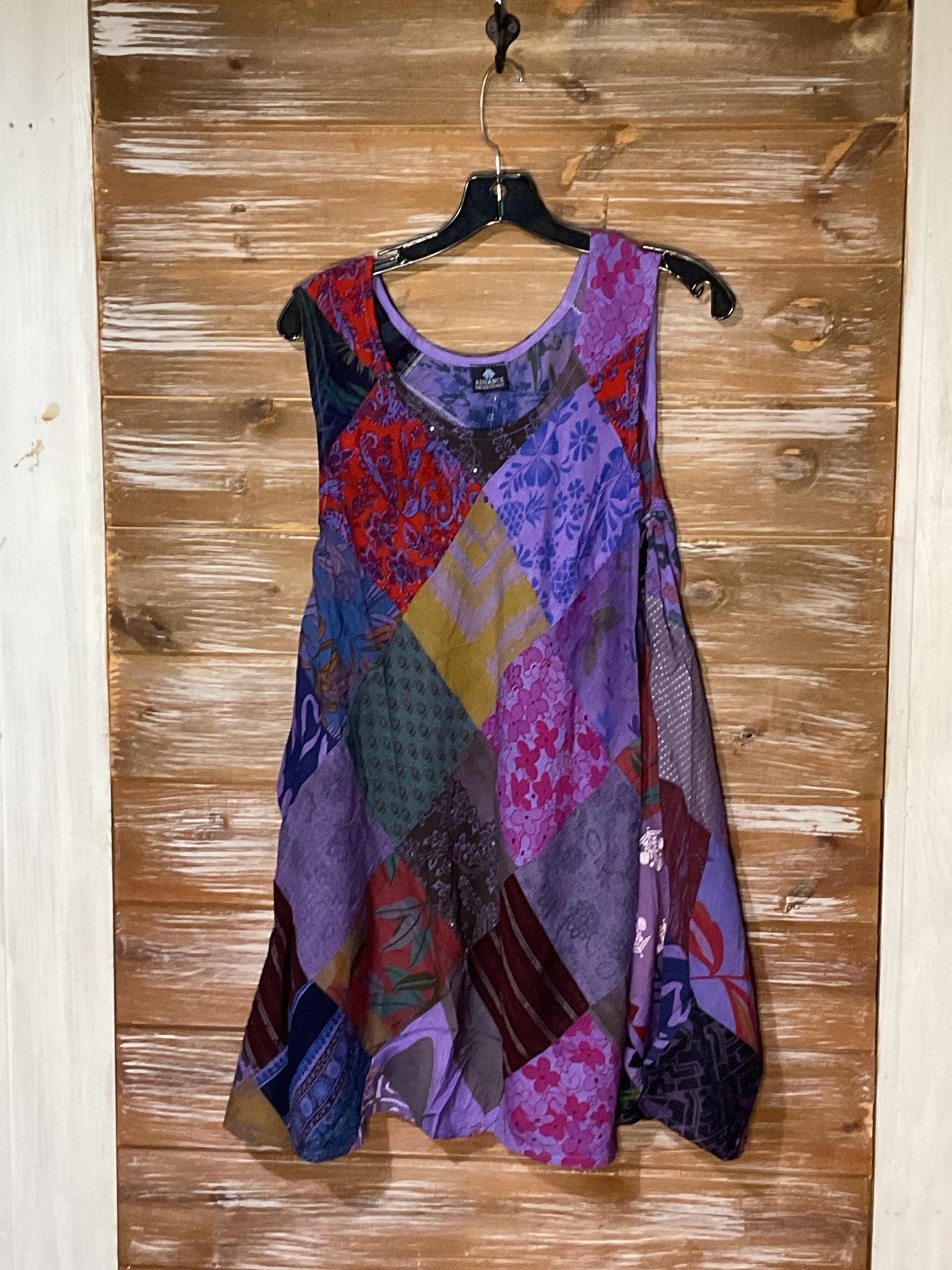 Bohemiam Patchwork Umbrella Dress