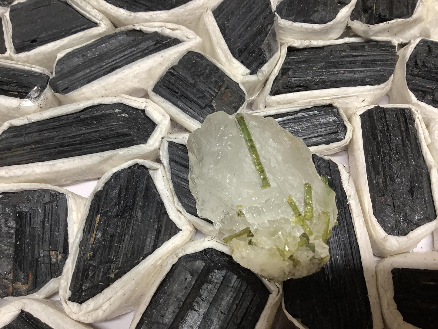 Green Tourmaline Chunks