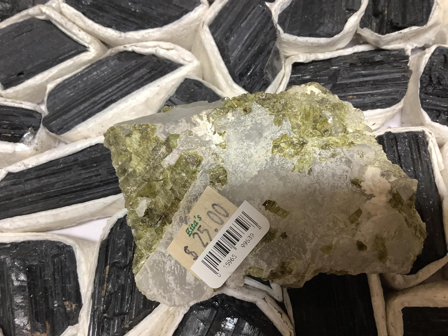 Green Tourmaline Chunks