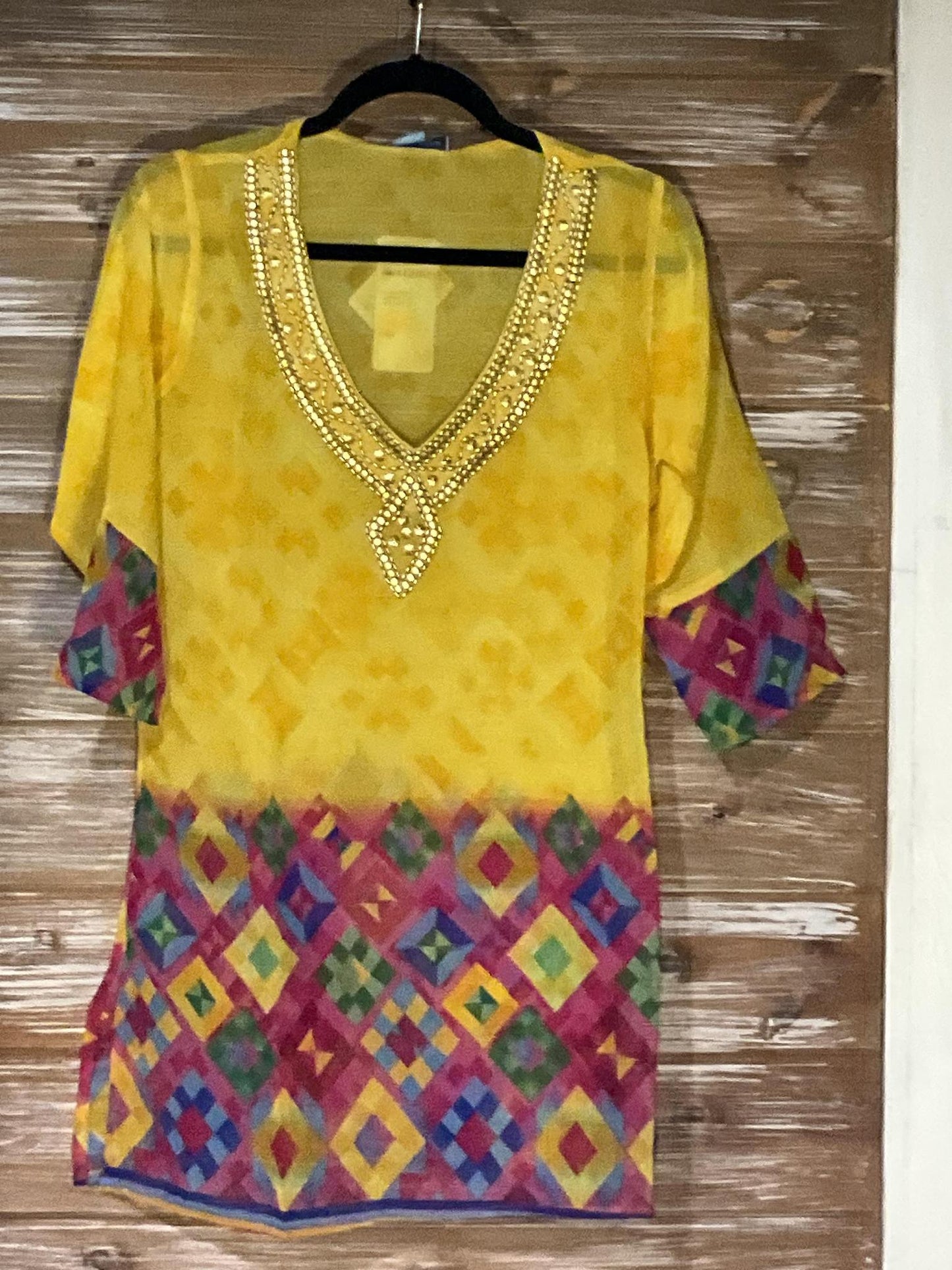 Chiffon Embelished Tunic top