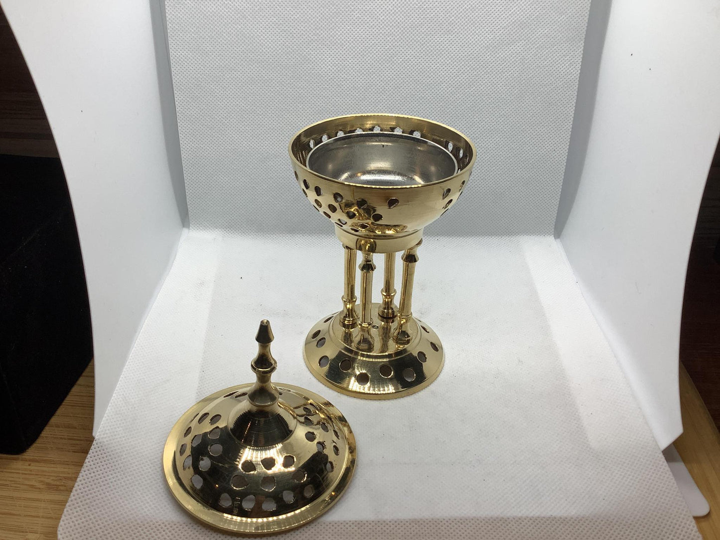 Brass Greek Pedestal Burner