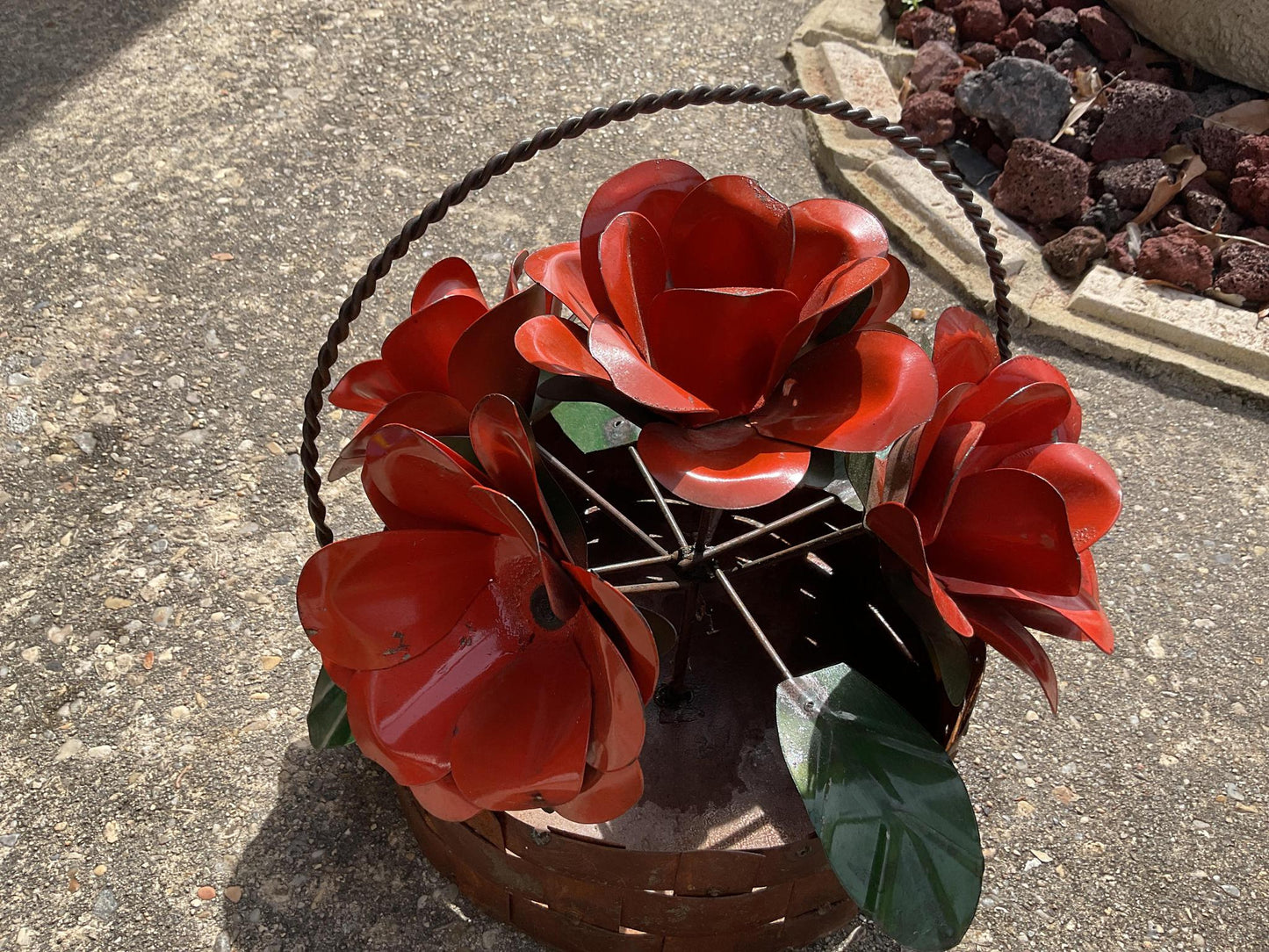 Metal Flower Baskets