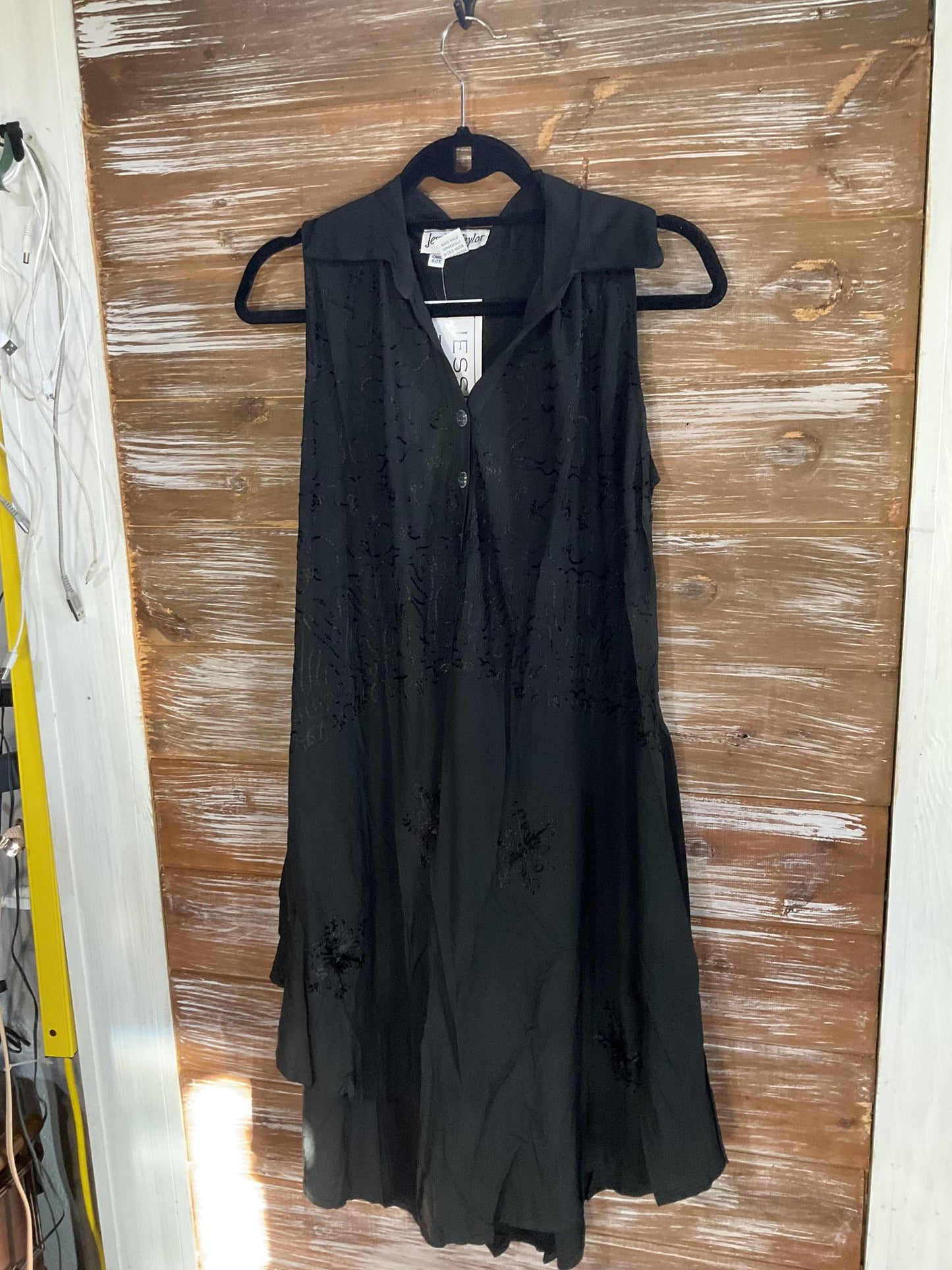 Button Down Rayon Short Dress