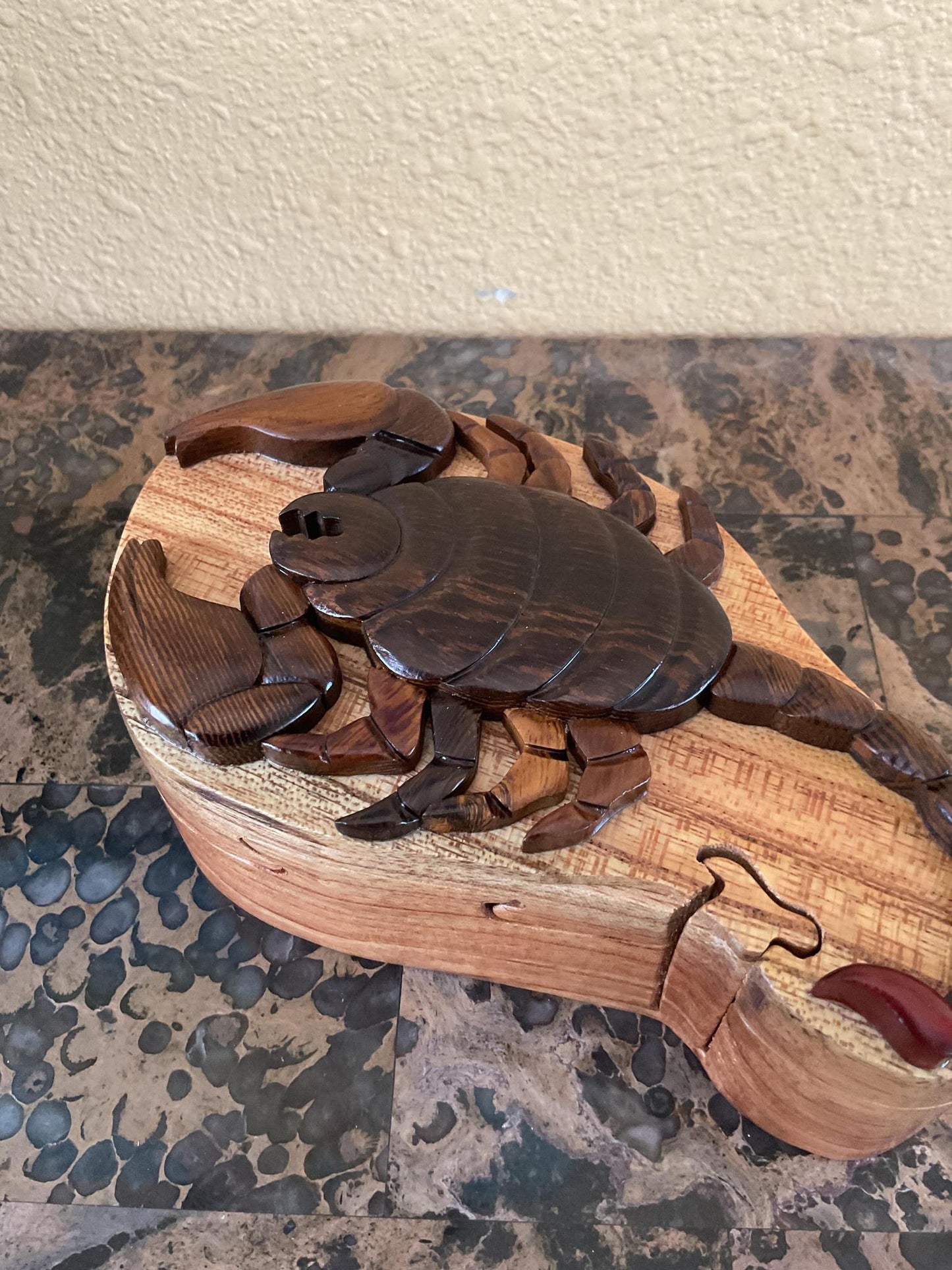 Intarsia Puzzle Boxes