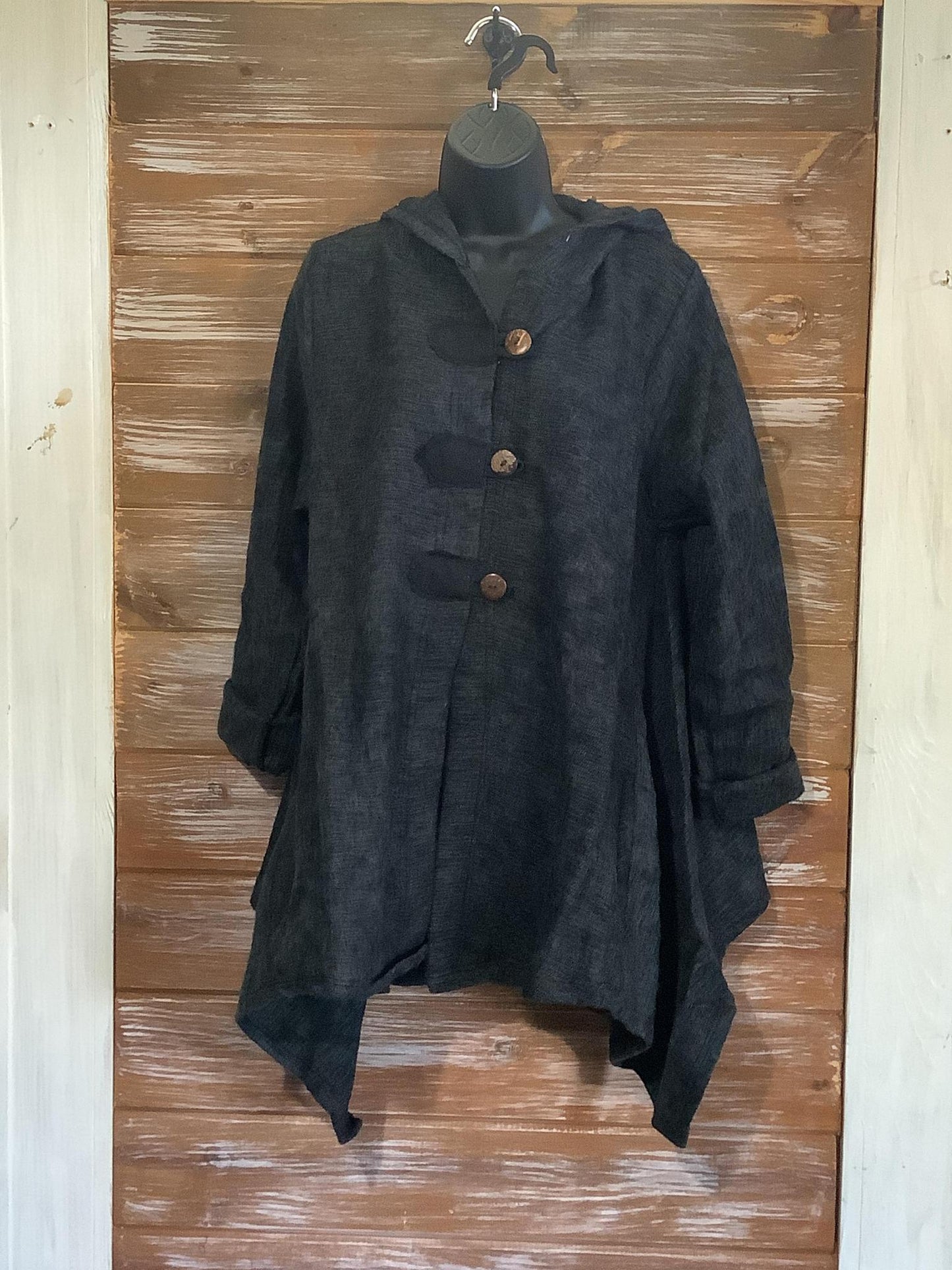Hoodie Poncho Jacket