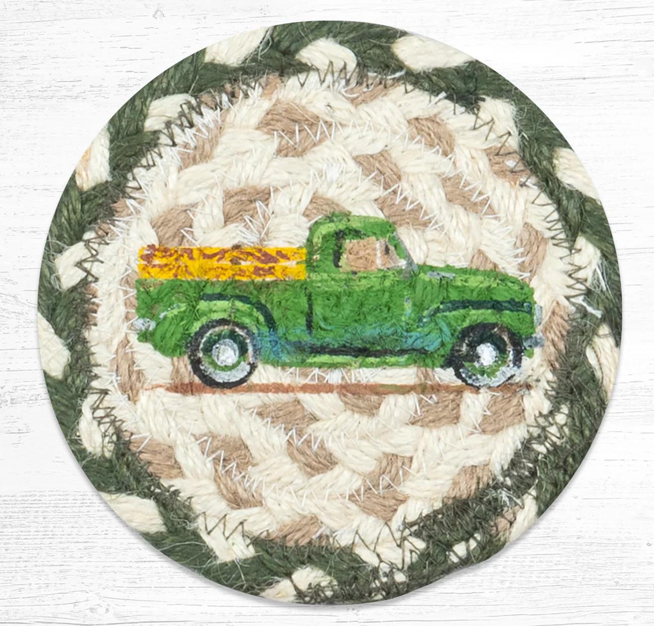 Capitol Earth Rugs 5" Round Coasters