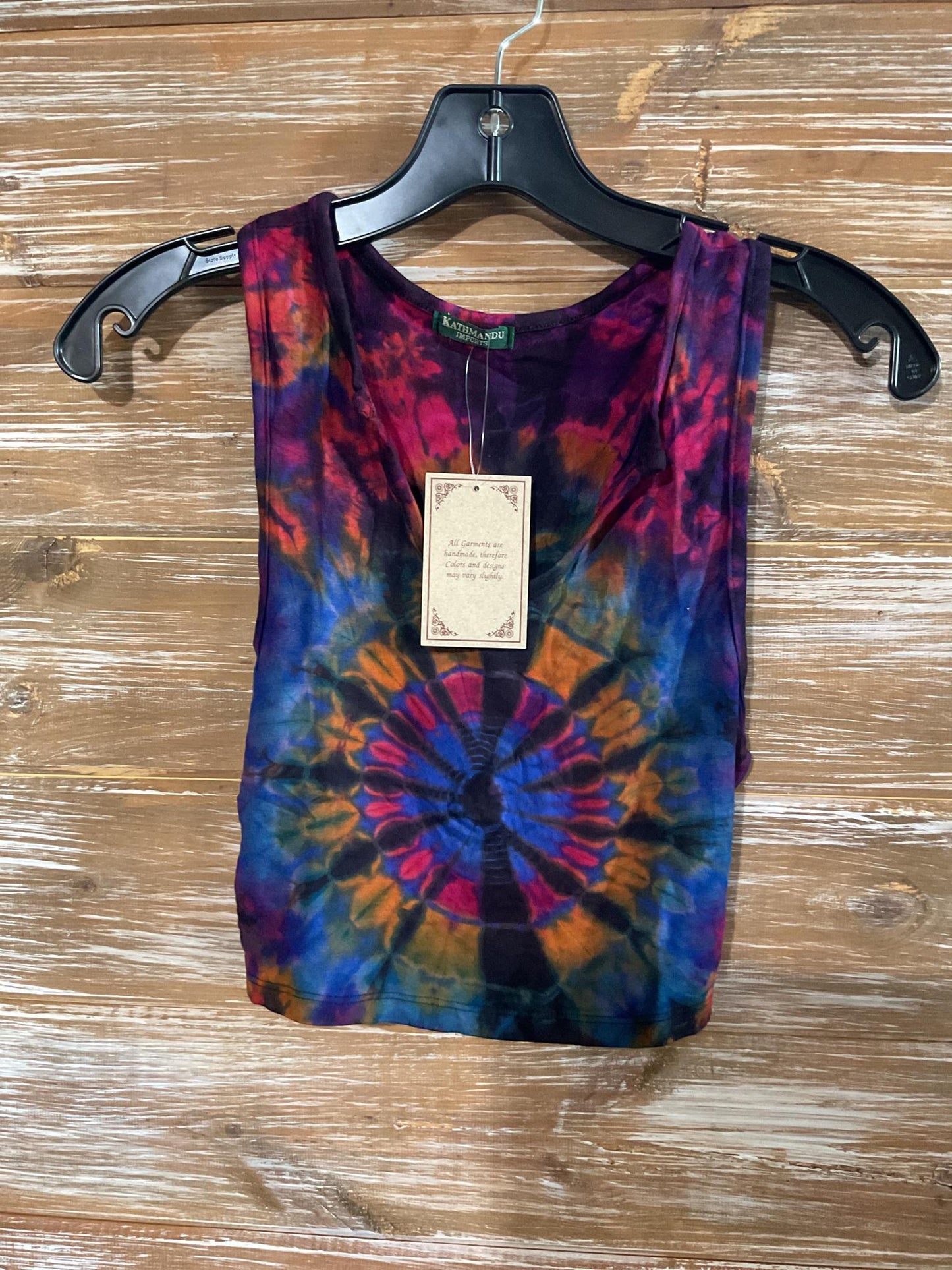 Tie-Dye Spandex Crop Top