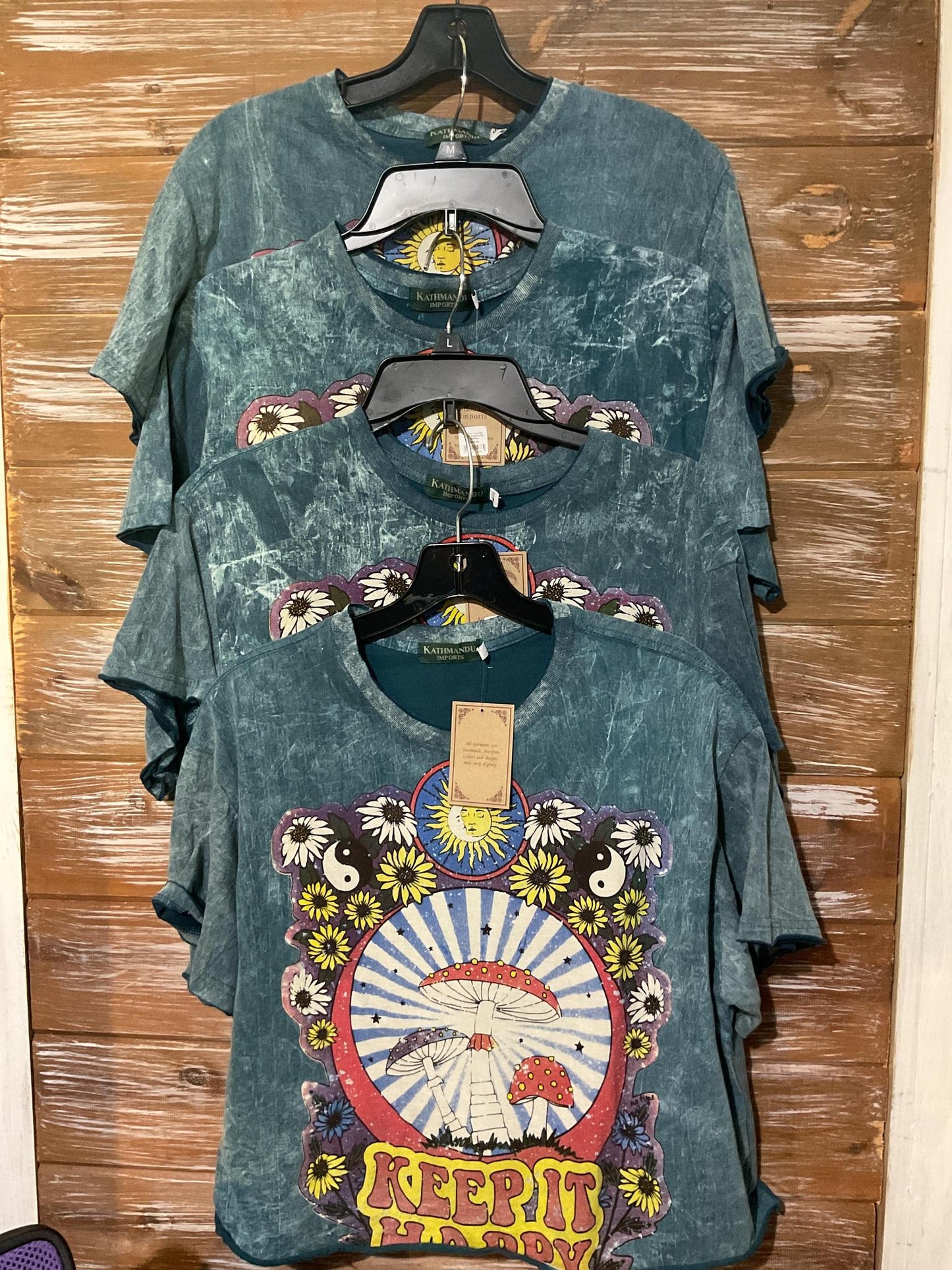 Cotton Crop Top With Mushrooms