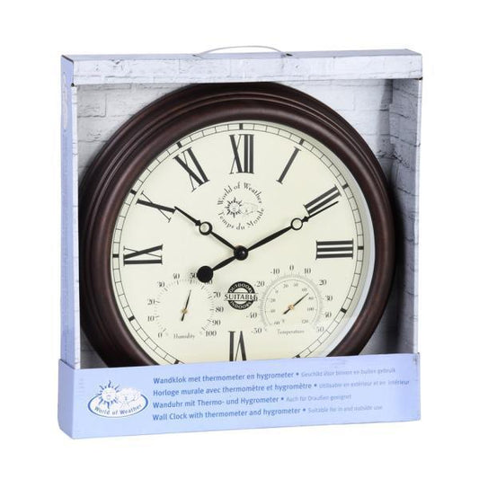 Large Outdoor Clock W/Roman Numerals