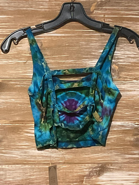 Cage Back Crop Tops