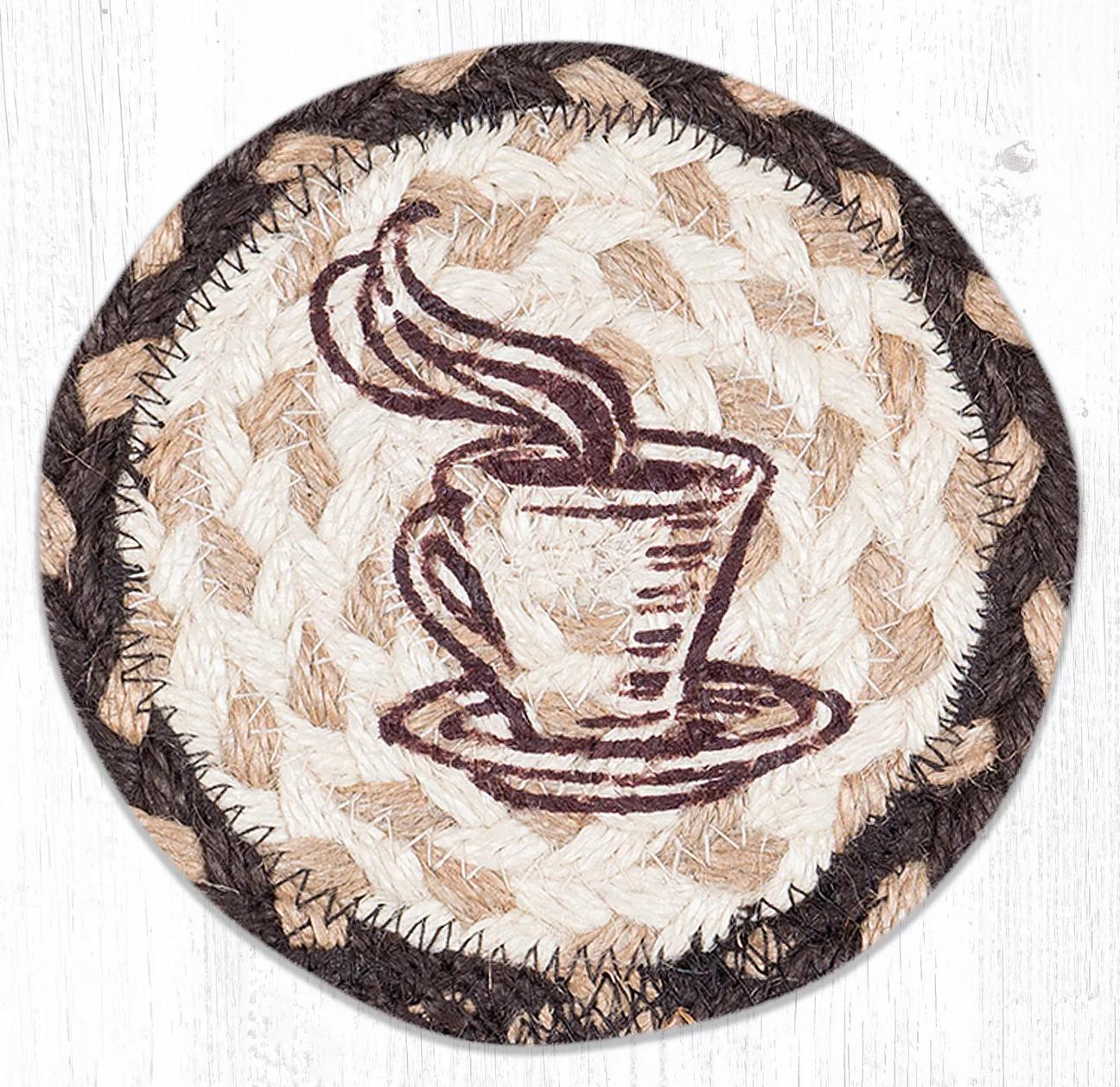 Capitol Earth Rugs 5" Round Coasters