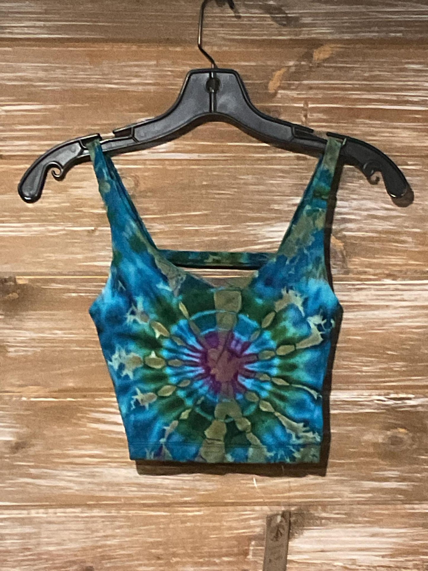 Cage Back Crop Tops