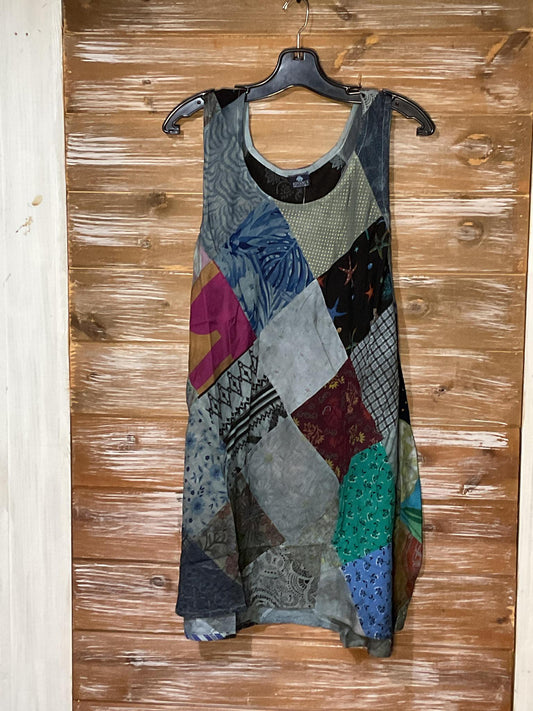 Bohemiam Patchwork Umbrella Dress