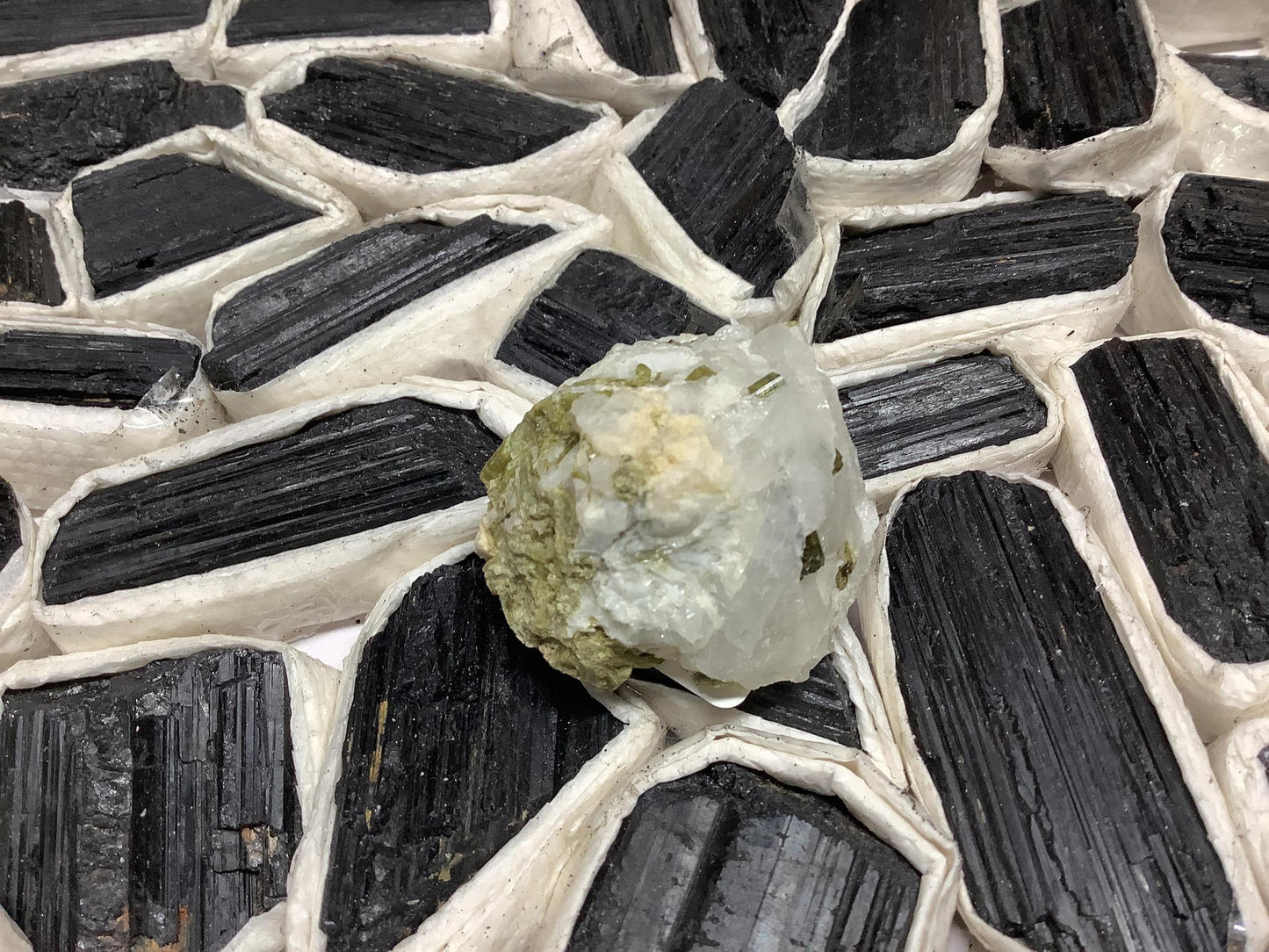 Green Tourmaline Chunks