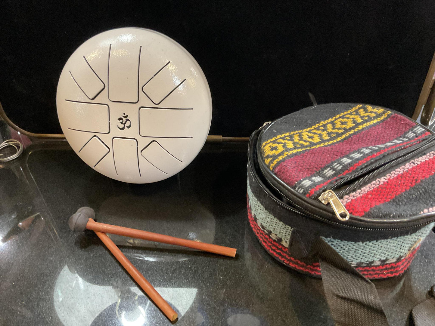 7” Steel Tongue Drum with Bag and Mallets (8 Notes)