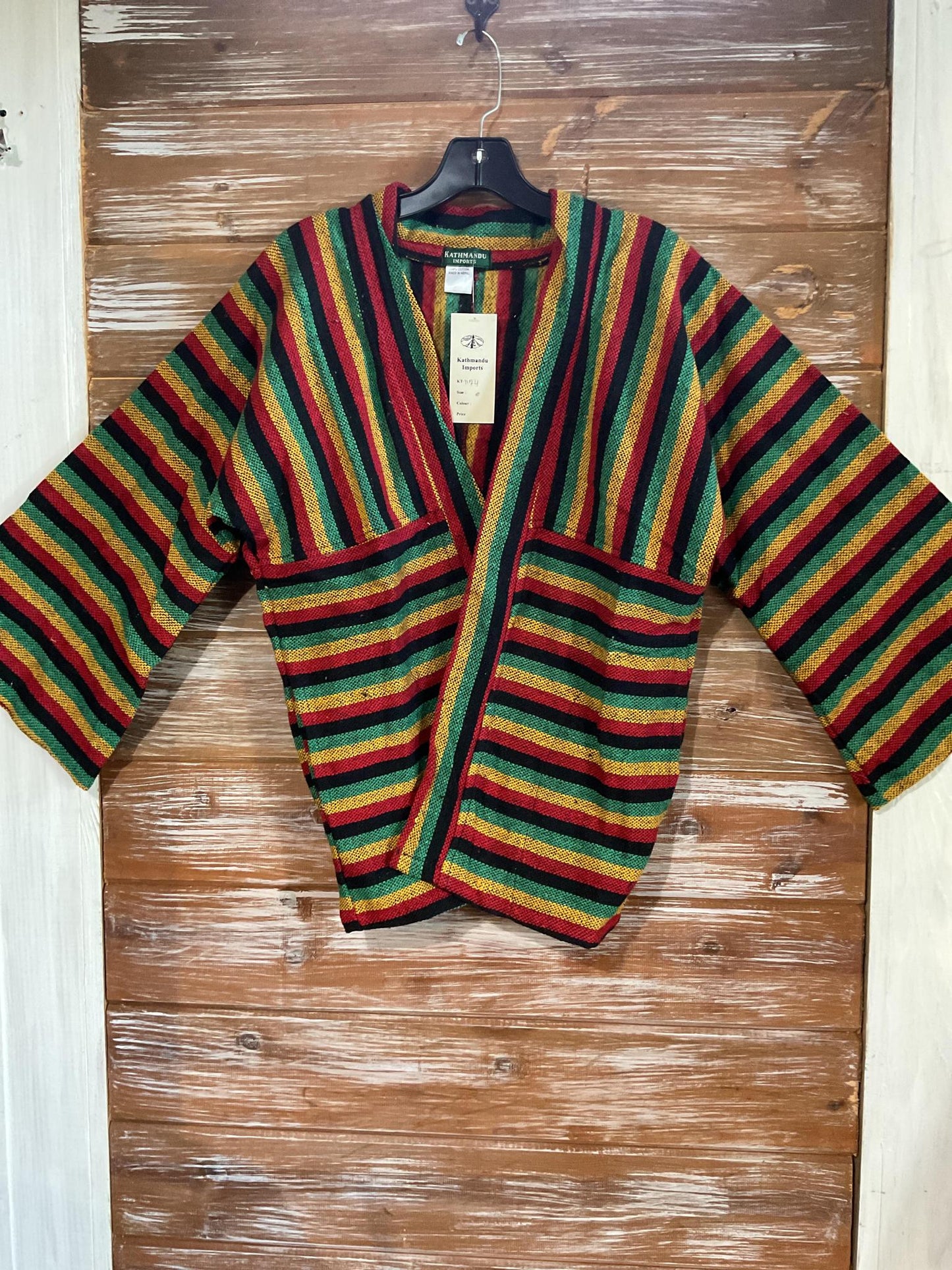 Cotton Bohemian Striped Jacket
