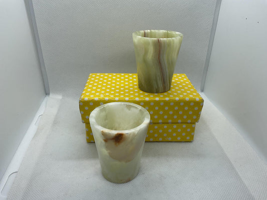 Onyx Shot Glass Set
