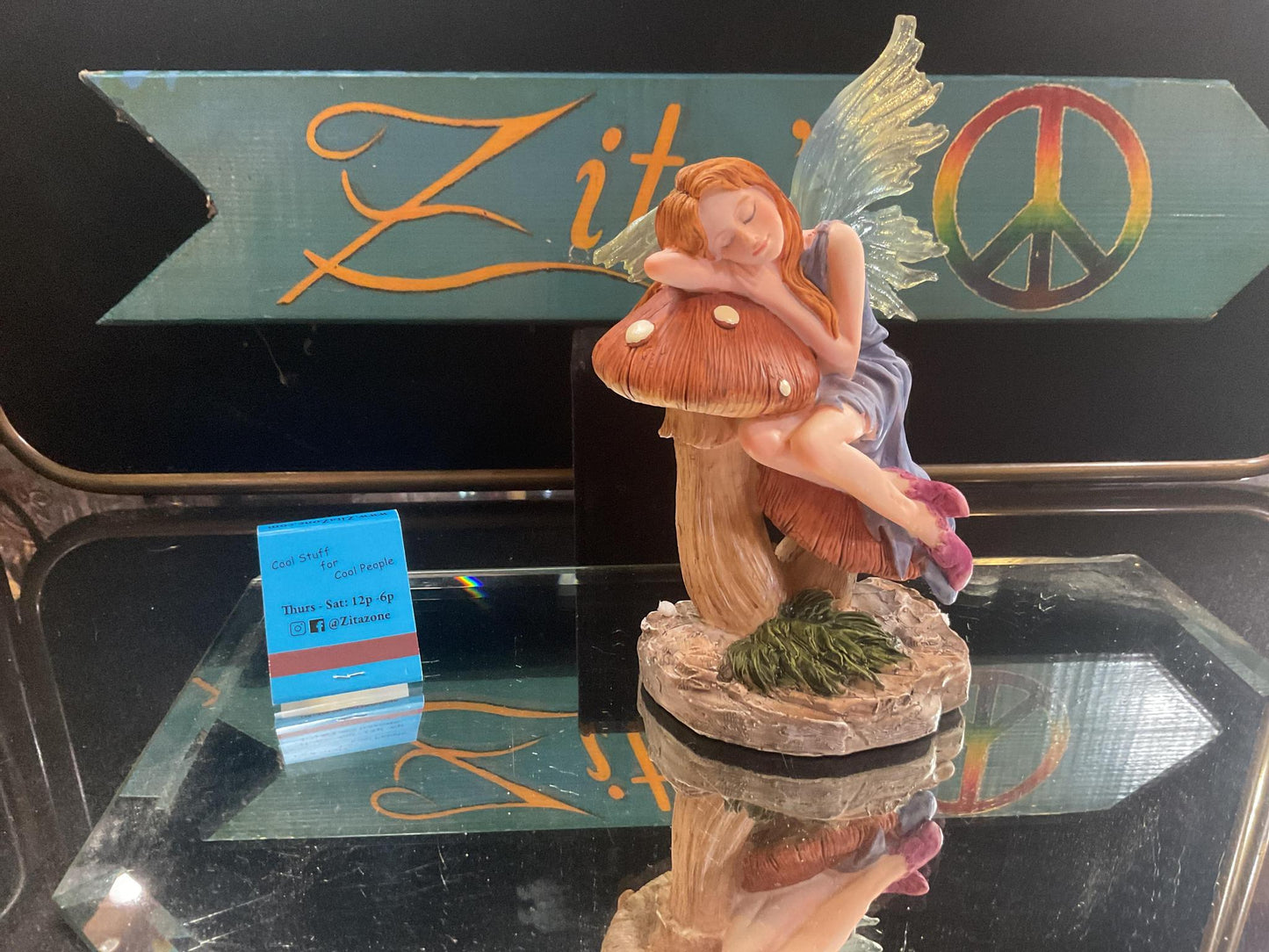 Sleeping Fairy on Mushroom