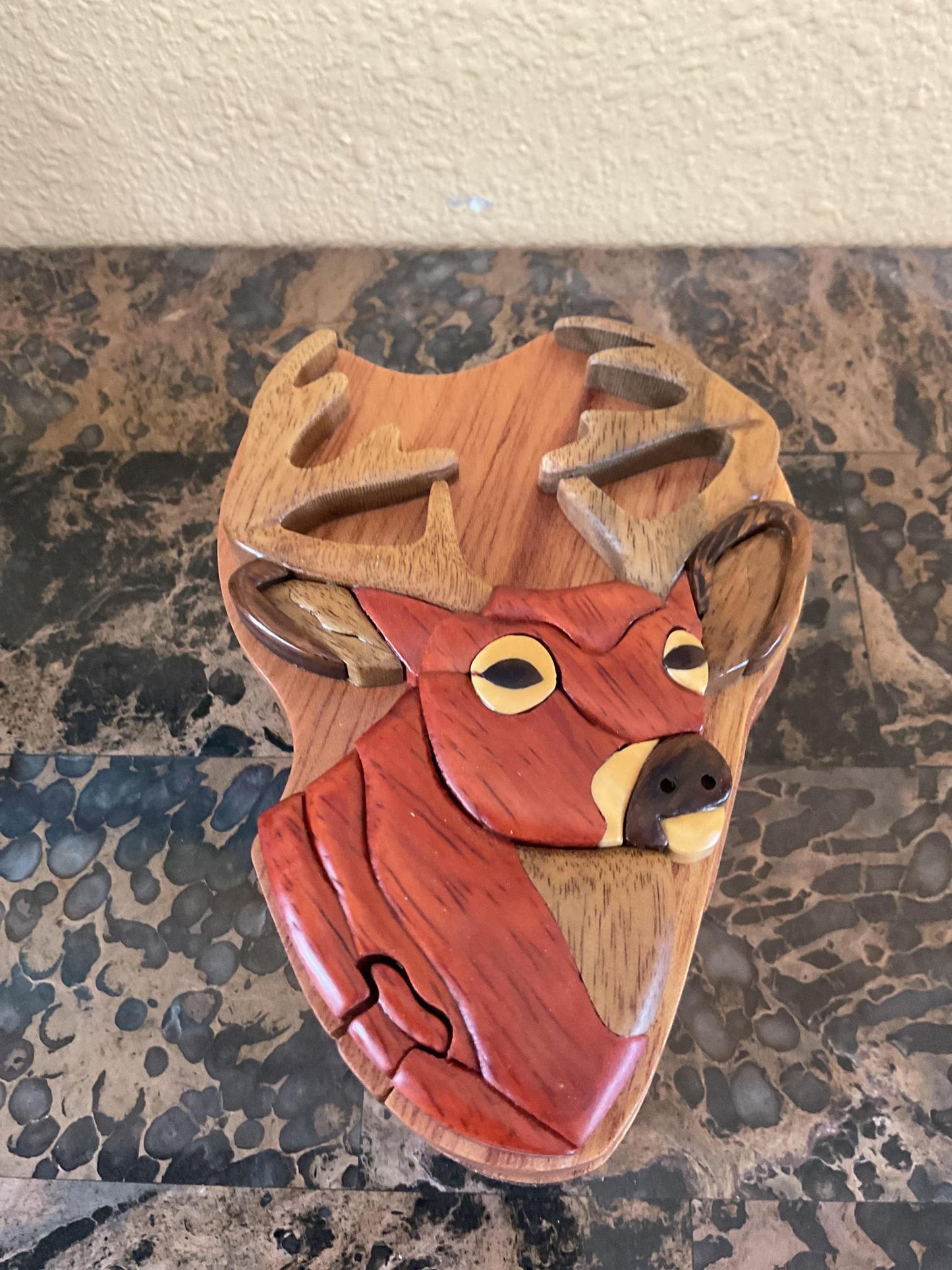 Intarsia Puzzle Boxes