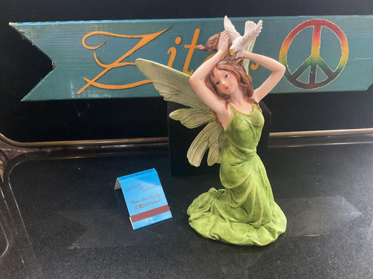 Green Fairy With Peace Dove