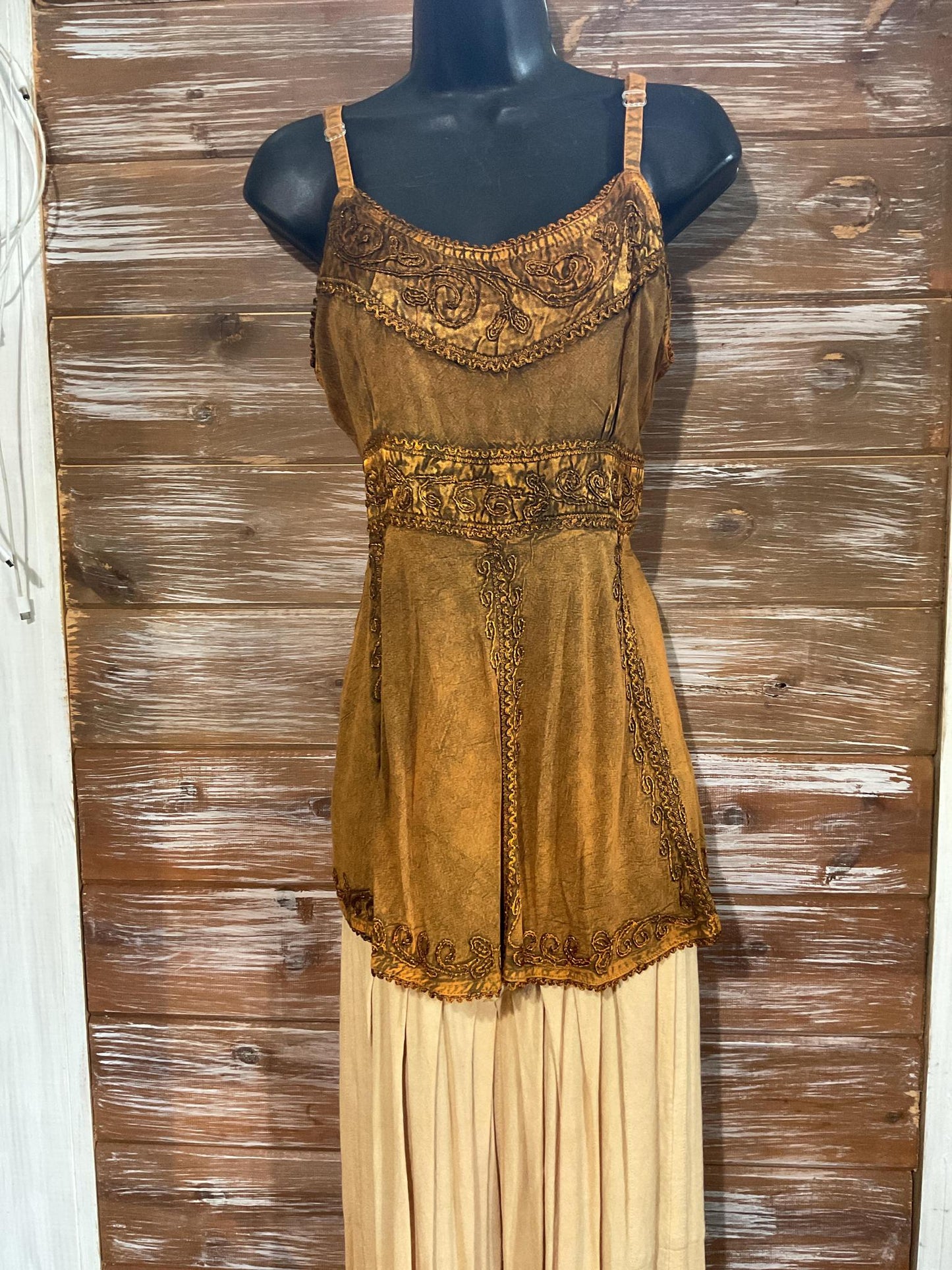 Sleeveless Embroidered Top