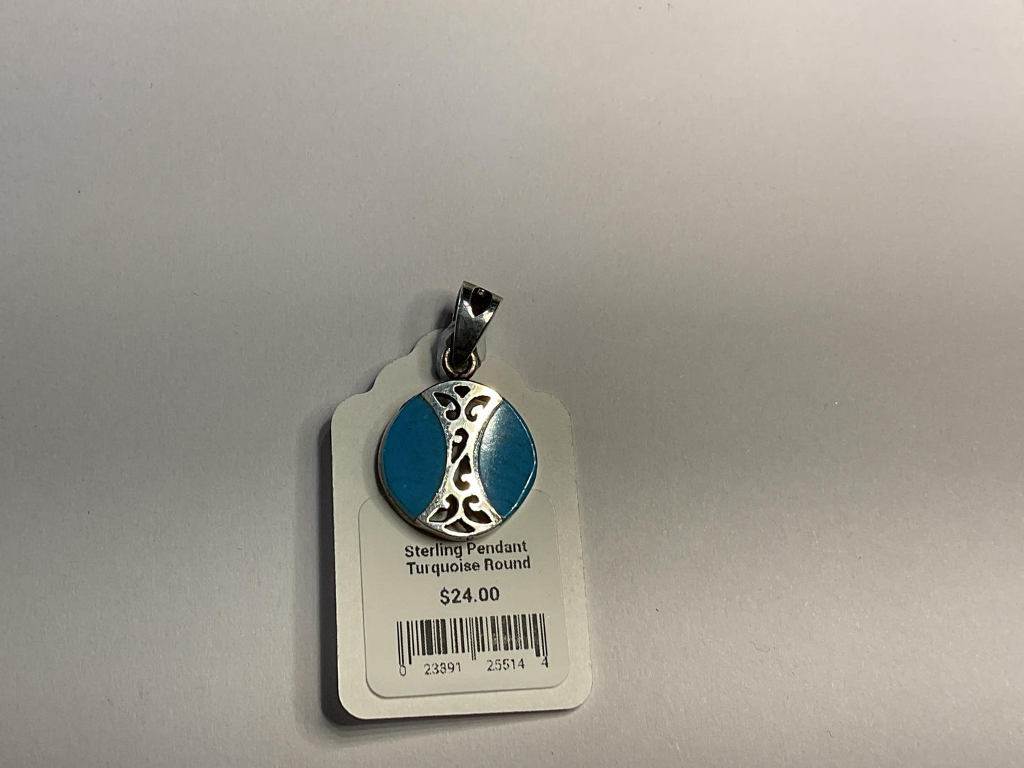 Sterling Pendant Turquoise