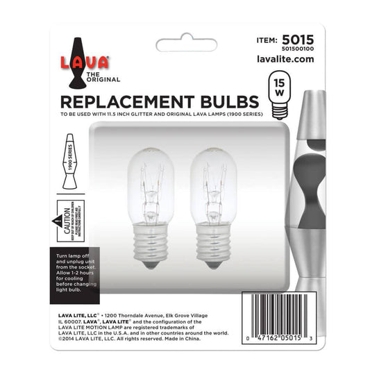 Lava Lamp 15 Watt 2 Bulb Pack