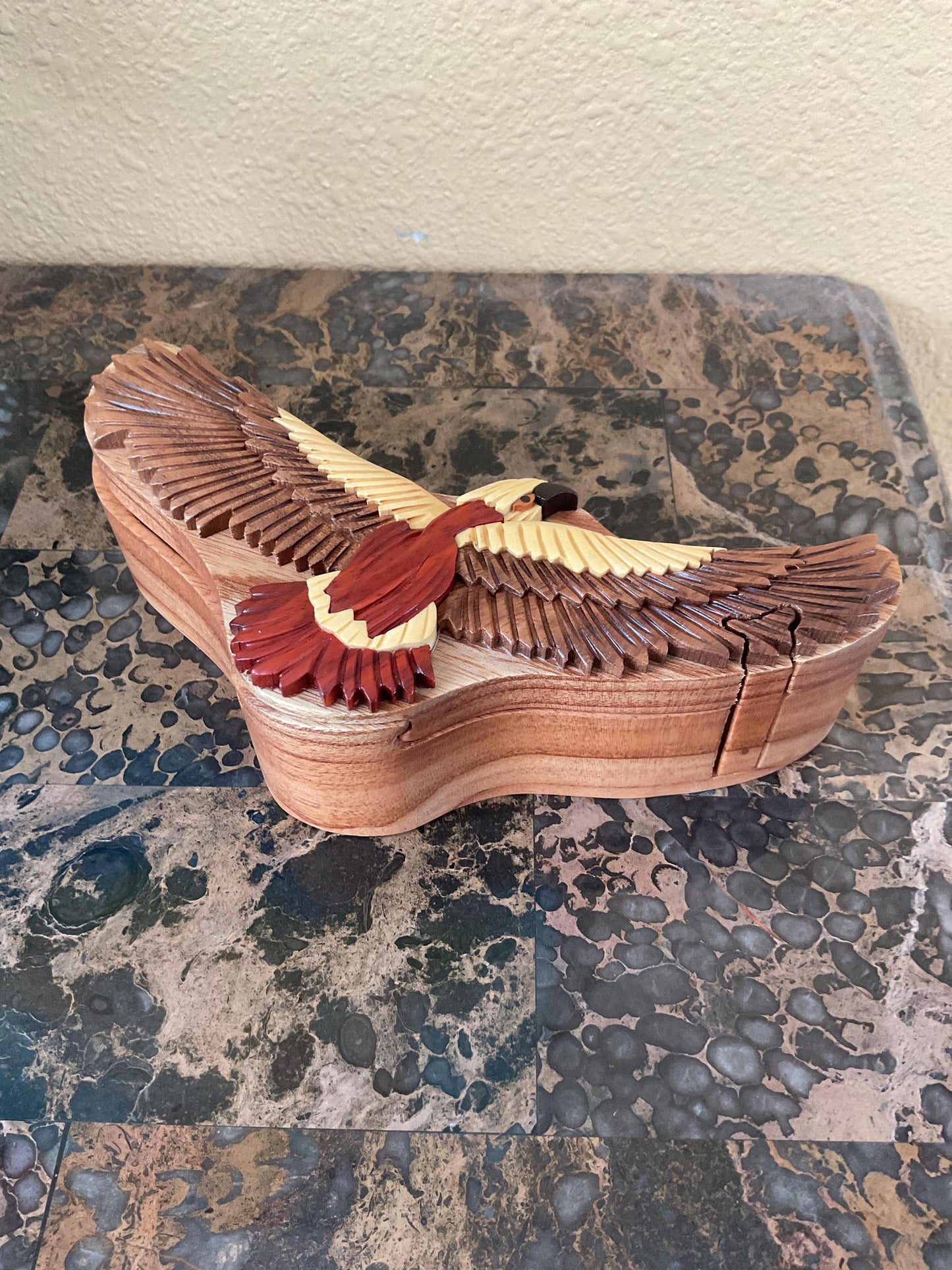 Intarsia Puzzle Boxes