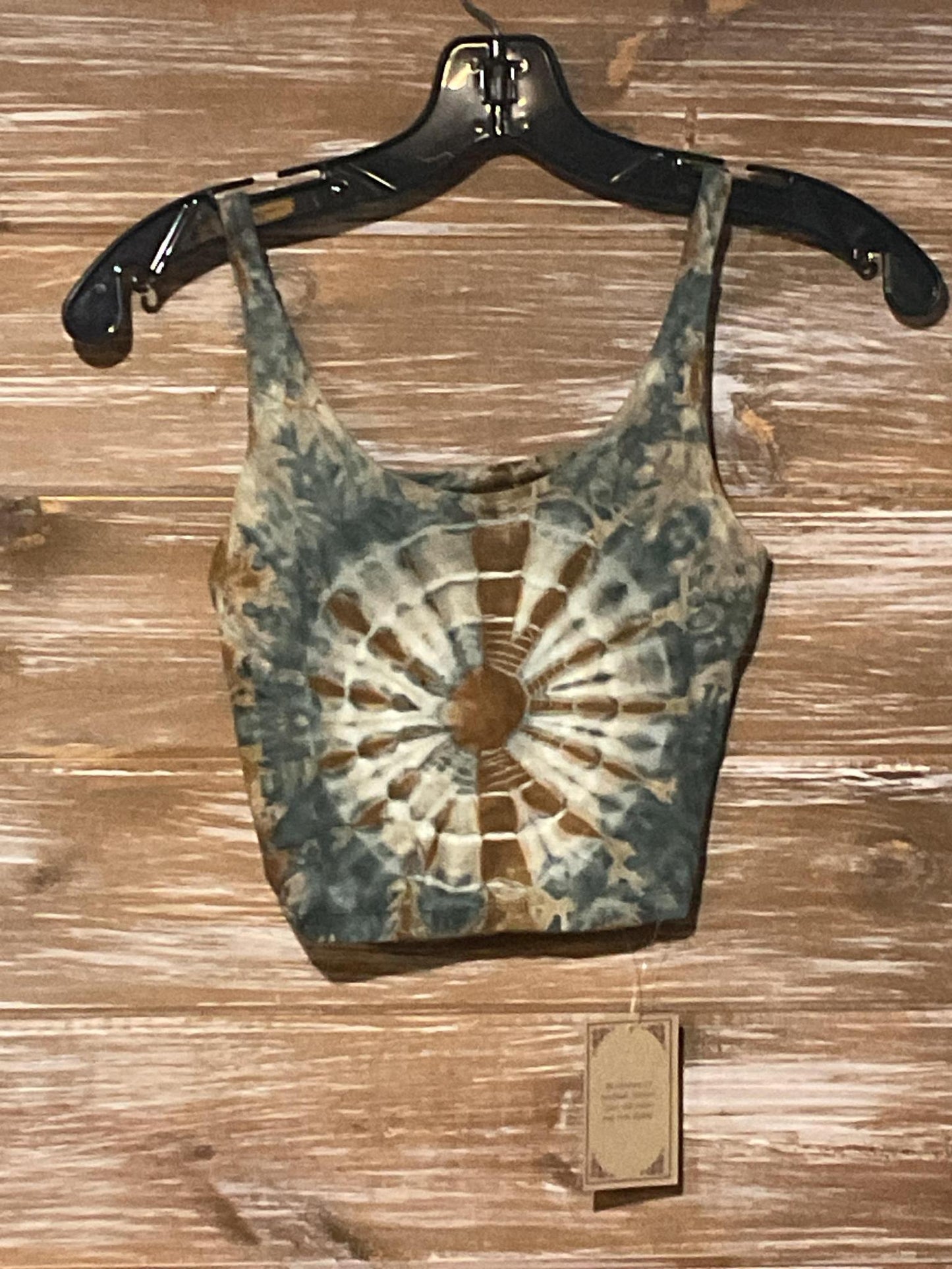 Cage Back Crop Tops