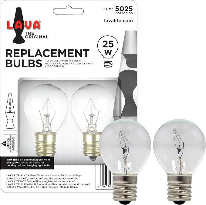 Lava Lamp 25 Watt 2 Bulb Pack