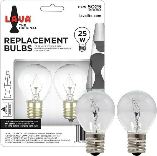 Lava Lamp 25 Watt 2 Bulb Pack
